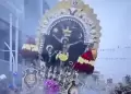 Señor de los Milagros: Anda del Cristo Moreno estuvo a punto de caerse durante recorrido en el Callao
