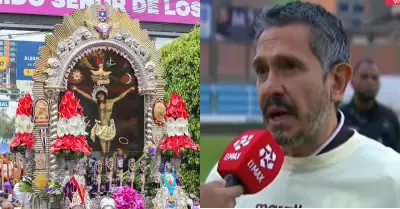 Franco Velazco asegur que el Seor de los Milagros tiene a la 'U' como preferi