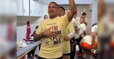 Universitario celebr con polmico baile en la altura de Tarma.