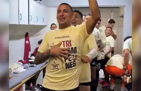Universitario celebró con polémico baile en la altura de Tarma.