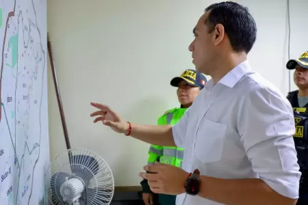 Presidente Jos Jer lidera redada nocturna en Lima