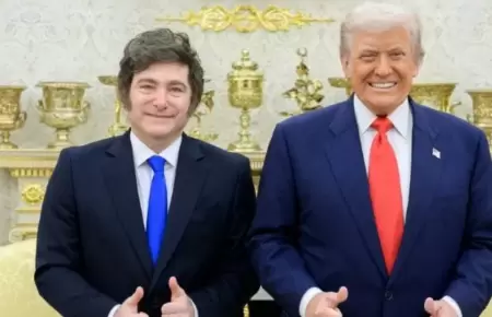 Javier Milei / Donald Trump.