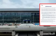 Aeropuerto Jorge Chávez: LAP exhorta al MTC a cumplir compromisos asumidos en mesa de trabajo
