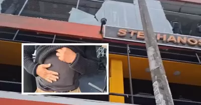 Dueo de gimnasio extorsionado se ve obligado a usar chaleco antibalas.
