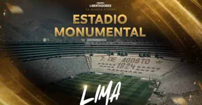 Final de la Copa Libertadores se jugará en el Monumental el 29 de noviembre.