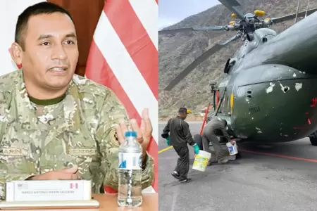 Fallece CG del Comando Unificado de Pataz, Marco Marn Saldaa