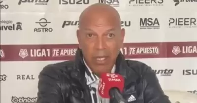 Roberto Mosquera critic a los organizadores de la Liga1.