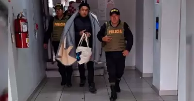 Guillermo Bermejo rumbo al penal Ancón I.