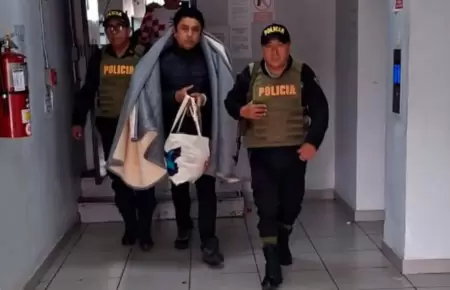 Guillermo Bermejo rumbo al penal Ancón I.