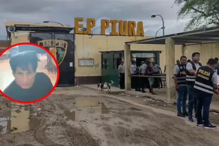Interno que fug del penal de Piura fue recapturado.