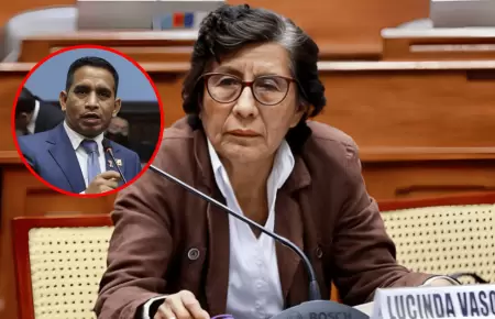 Elvis Vergara, presidente de Comisión de Ética, se pronució sobre Lucinda Vásque