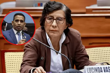 Elvis Vergara, pdte. de Comisin de tica, se pronuci sobre Lucinda Vsquez