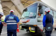 ATU envía más de 170 vehículos informales al depósito durante operativos en Lima y Callao