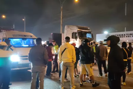 Sicarios asesinan a conductor en el Callao y desatan bloqueo de transportistas