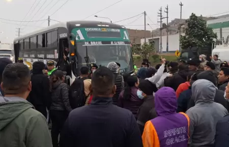 Transportistas del Callao se movilizand
