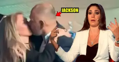 Jackson Mora olvida a Tilsa Lozano con mujer rubia.