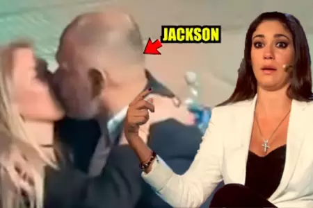 Jackson Mora olvida a Tilsa Lozano con mujer rubia.