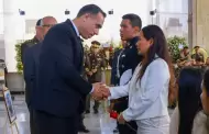 Presidente José Jerí participó en honores fúnebres de Marco Marín Saldaña, jefe del CU de Pataz