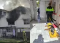 Cusco: Miembros de una familia y sus mascotas fueron rescatados tras fuerte incendio