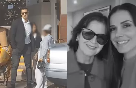 Gustavo Salcedo acompaña a Maju Mantilla tras fallecimiento de su madre