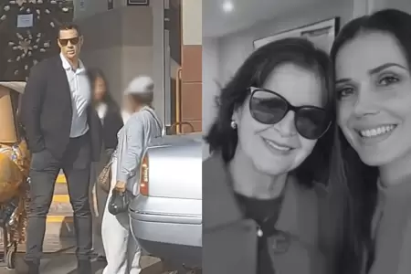 Gustavo Salcedo acompaa a Maju Mantilla tras fallecimiento de su madre