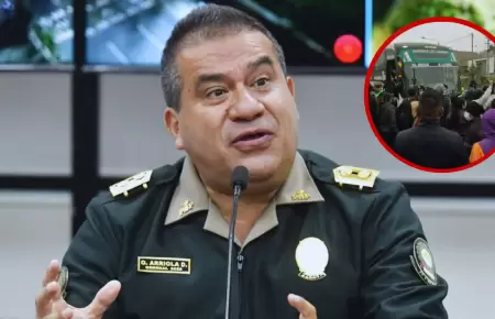 scar Arriola indic inicio de investigacin contra oficiales de PNP