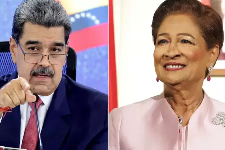 Venezuela declara persona non grata a primera ministra de Trinidad y Tobago