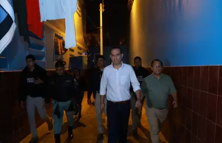José Jerí lidera requisa en el penal Sarita Colonia