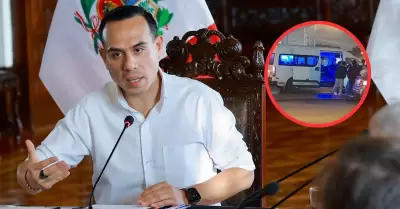 José Jerí se comunica con familia de chofer asesinado