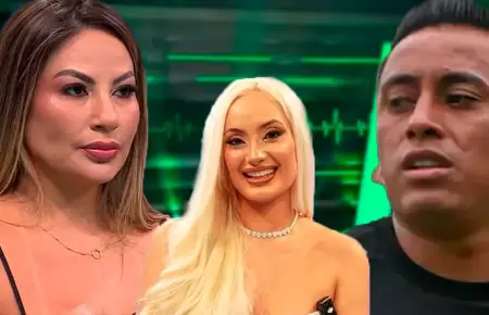 Pamela López expone a Christian Cueva sobre Nadeska Widausky.