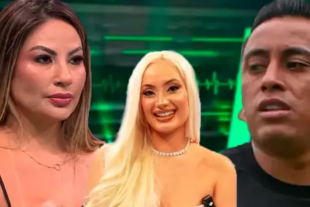 Pamela Lpez expone a Christian Cueva sobre Nadeska Widausky.