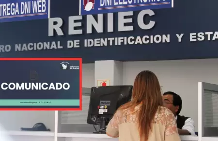 Defensoría se pronuncia sobre frustración de datos