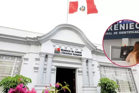 MINJUSDH se pronuncia por filtracin de datos personales.