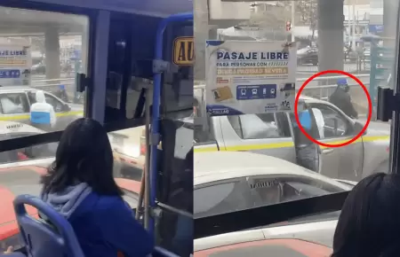 Pasajeros captan preciso instante en que delincuentes roban camioneta