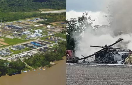 Accidente de helicóptero en planta de gas en Cusco.