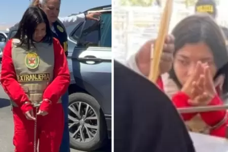 Entregan a presunta integrante del Tren de Aragua a Chile