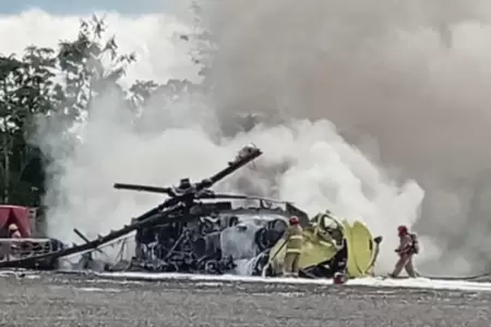 Tripulantes de helicptero provendran de Lima, inform fiscal