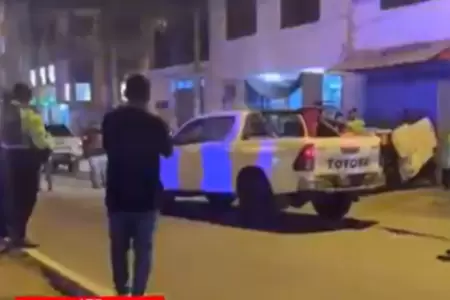 Asesinan a extranjero a balazos frente a colegio en Ate