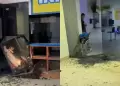 Trujillo: Extorsionadores detonaron artefactos explosivos en centro clnico