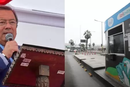 Alcalde de Santa Mara del Mar saluda que los peajes ya no se cobren al sur de L