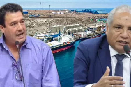 Csar Sandoval "no puede lavarse las manos" sobre puerto Matarani, seala Edwin