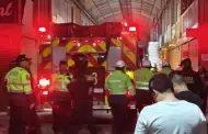 Comas: Bomberos controlan incendio en el mercado Unicachi tras rpida intervencin