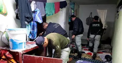 Nuevo operativo al interior del penal de Lurigancho.