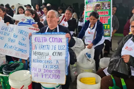 Ollas comunes nuevamente importante ayuda gracias a Exitosa y la SNP.