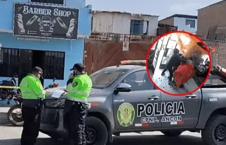 Sicario irrumpe en barbería y acribilla a joven en Ancón