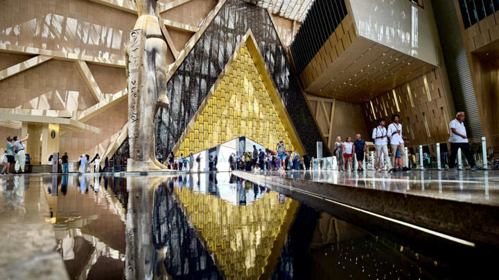 Ingreso al Gran Museo Egipcio