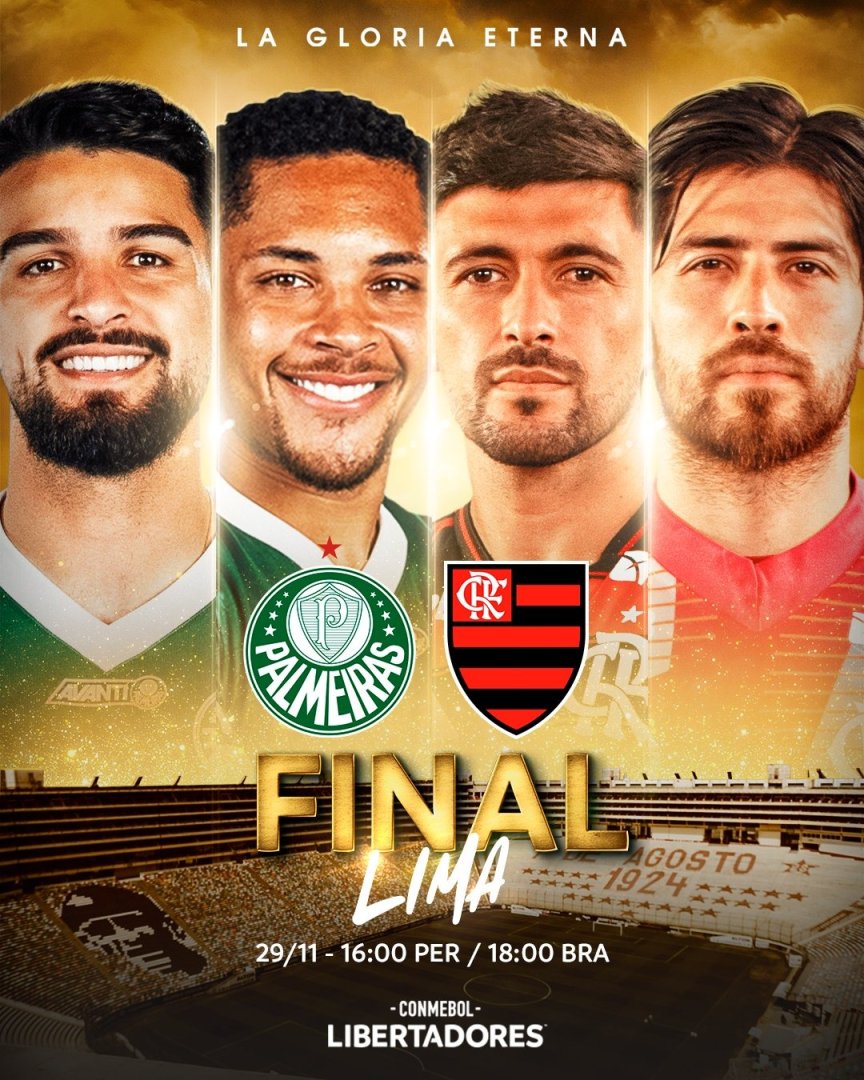 Horario confirmado para la final de la Copa Libertadores.