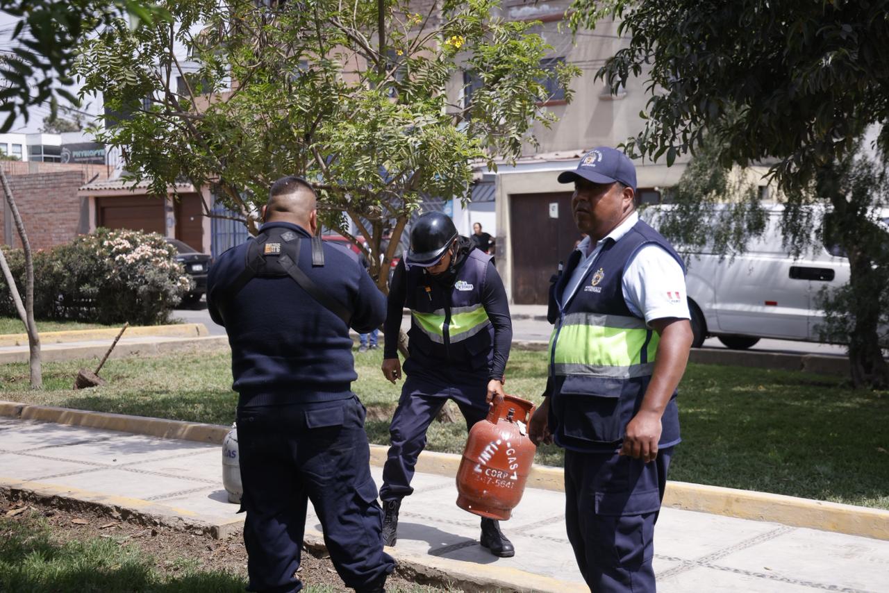 Retiro de los balones de gas