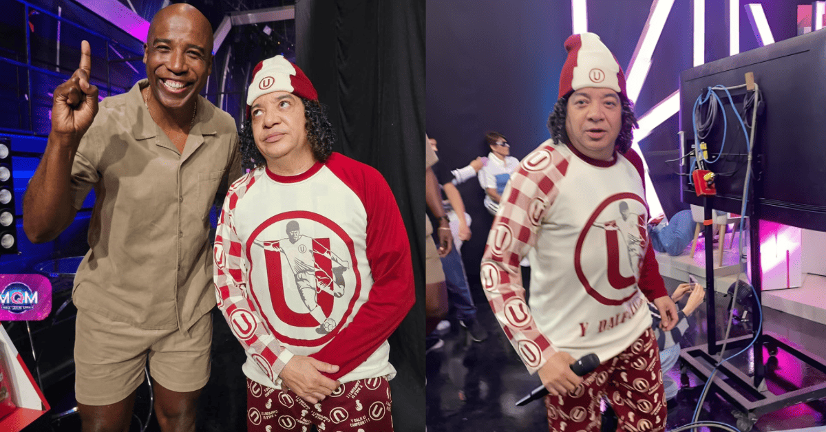 ¿Y su hinchaje por Alianza Lima? Carlos Víchez sorprende al aparecer con pijama de la 'U' y alborota redes