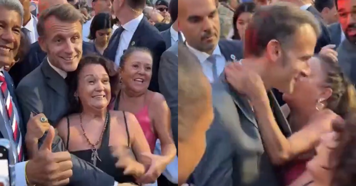 Emmanuel Macron en Brasil: Presidente de Francia es captado muy "cariñoso" con dos mujeres en público